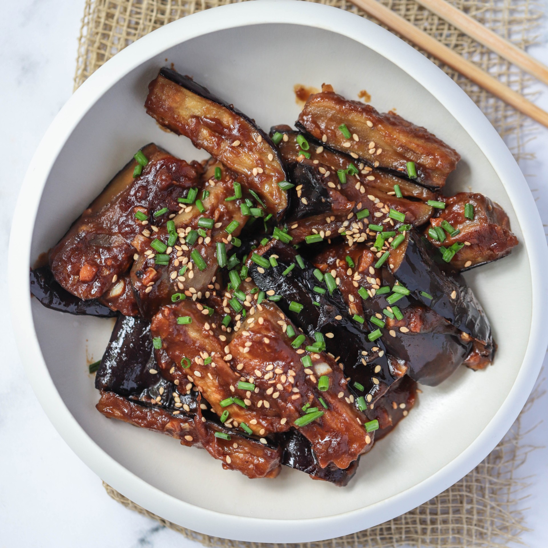 Eggplant With Garlic Sauce Easy Vegan Meal Plan   Chinese Eggplant Garlic Sauce 