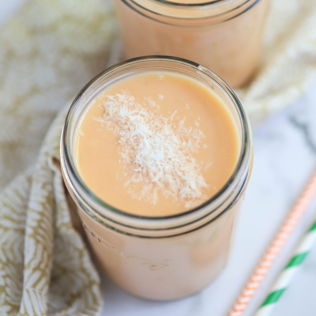 Mango Papaya Smoothie Easy Vegan Meal Plan 7151