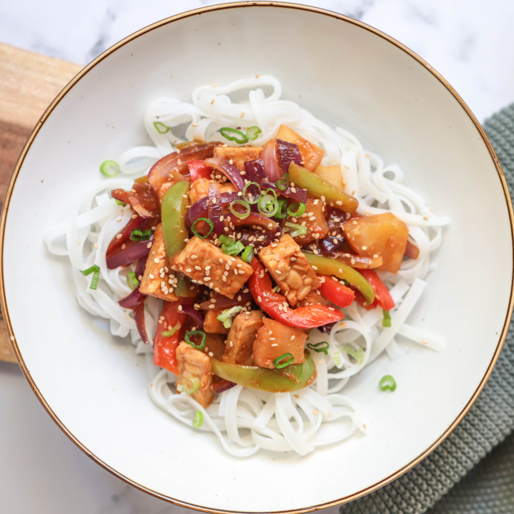 Sweet And Sour Tempeh Easy Vegan Meal Plan