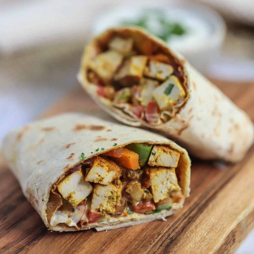 Veggie Tofu Fajitas - Easy Vegan Meal Plan