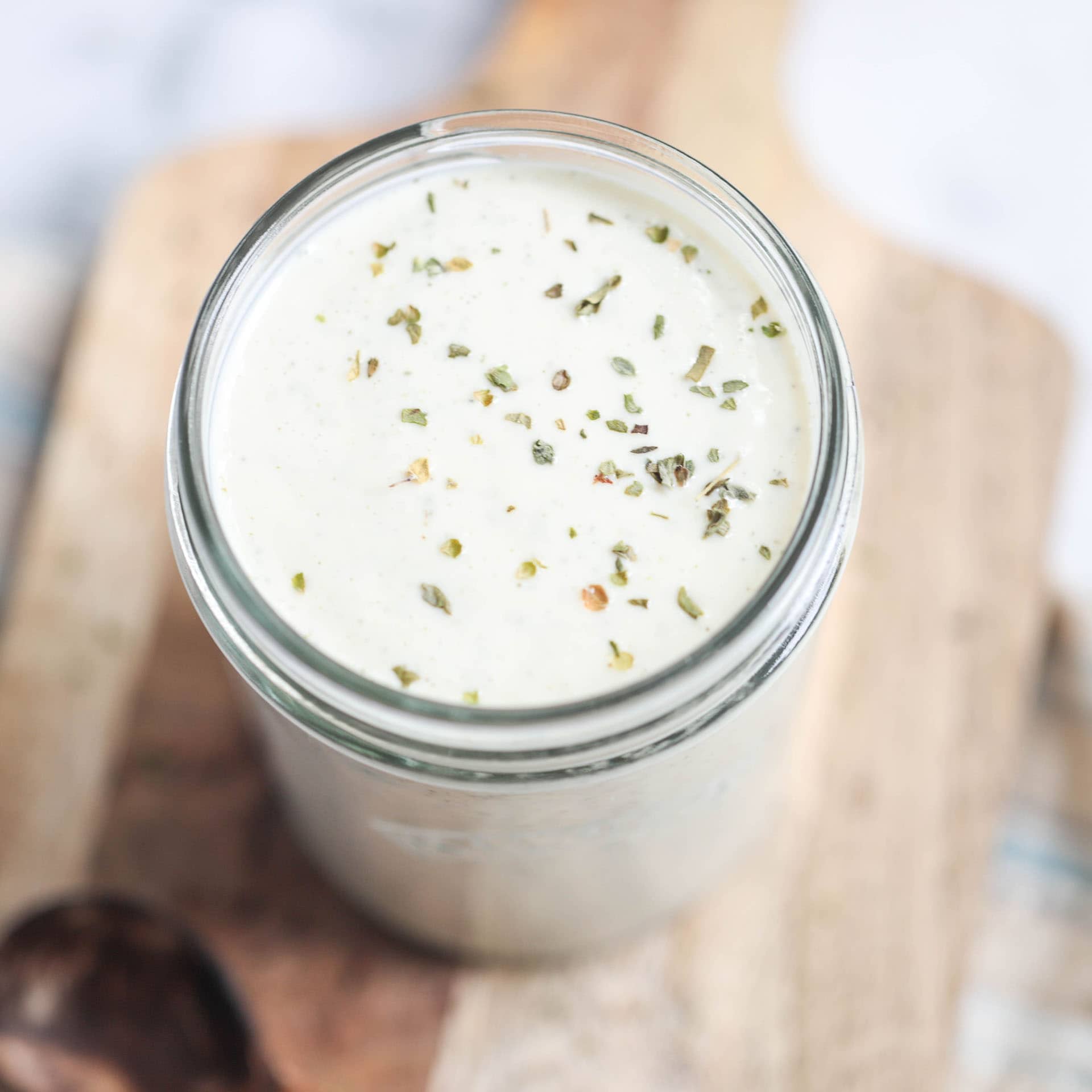 Tofu Ranch Dressing - Easy Vegan Meal Plan